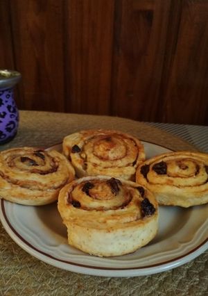 Una foto de Arrollados de Canela y Manzana