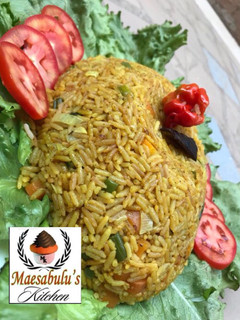 A picture of Turmeric thai rice.
