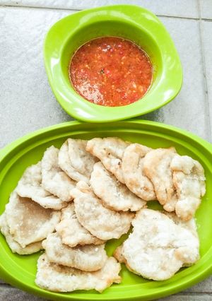 Foto resep Cireng salju bumbu rujak