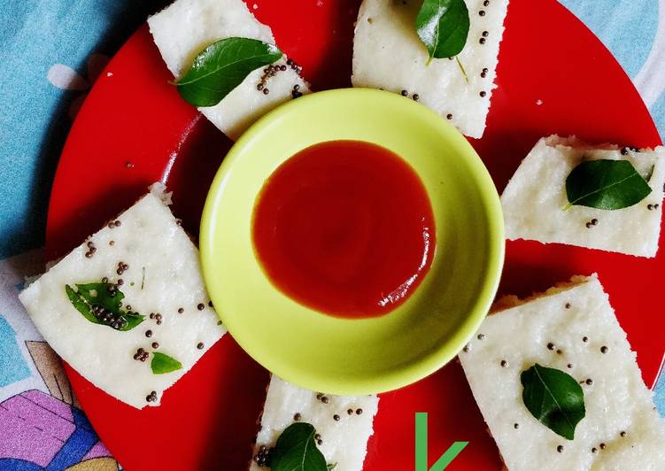 Easiest Way to Prepare Quick White rava dhokla