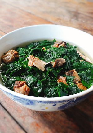 Hình của món Canh rau ngót chay.