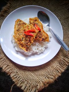 Foto resep Telur dadar pare khas Pontianak
