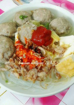 Foto resep Bakso sapi simple #kitaberbagi