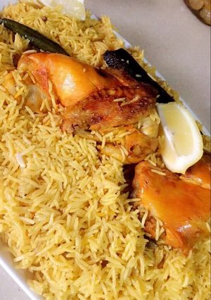 صورة لوصفة الرز البخاري