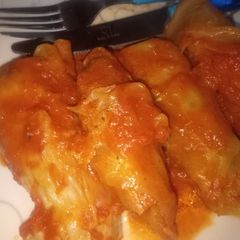 A picture of Cabbage Rolls.