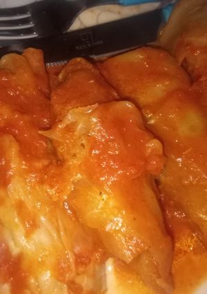 A picture of Cabbage Rolls.