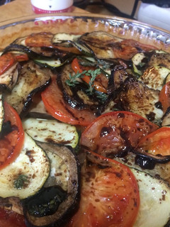 Una foto de Ratatouille de hortalizas frescas