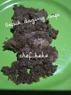 Foto resep Gepuk daging sapi