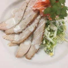 Cesar Salad with Cesar Dressing #saladcontest A picture of Cesar Salad with Cesar Dressing #saladcontest.
