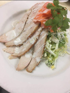 A picture of Cesar Salad with Cesar Dressing #saladcontest.