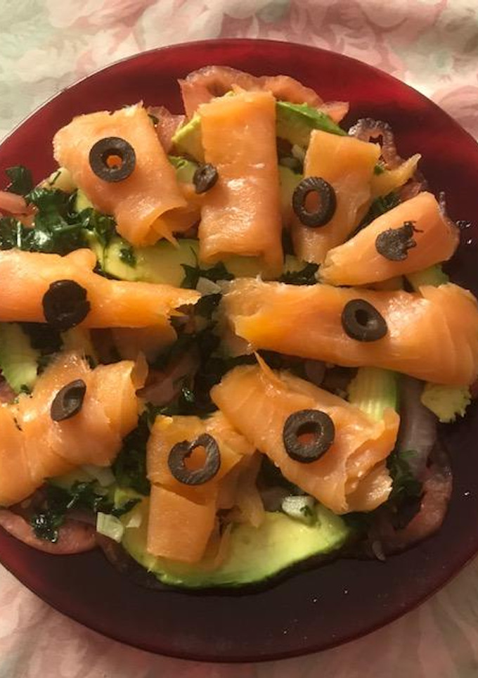 Una foto de SALMÓN PREPARADO ©