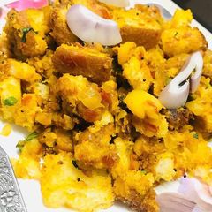 A picture of Bread pulao recipe.