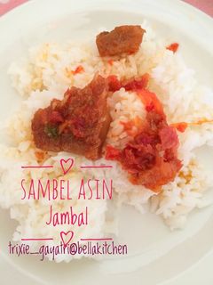 Foto resep Sambel Asin Jambal