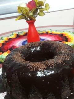 صورة لوصفة كعكة الشوكولاته