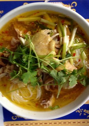 Hình của món Bún Măng Gà.