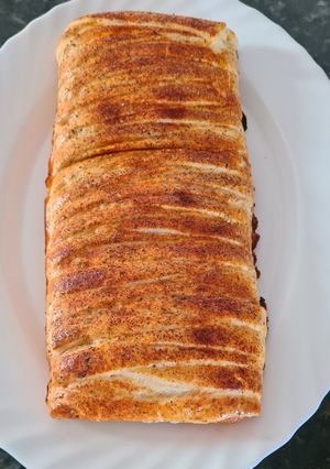 Foto principal de 204. Trenza de Hojaldre con Atún y Tomate