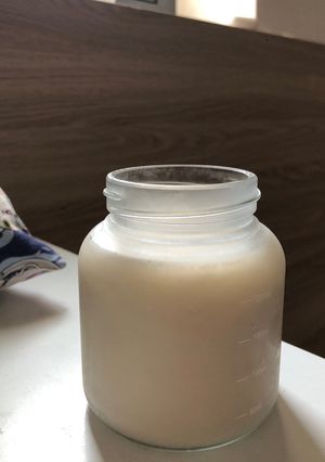 Hình của món Sữa hạt điều yến mạch dừa tươi.