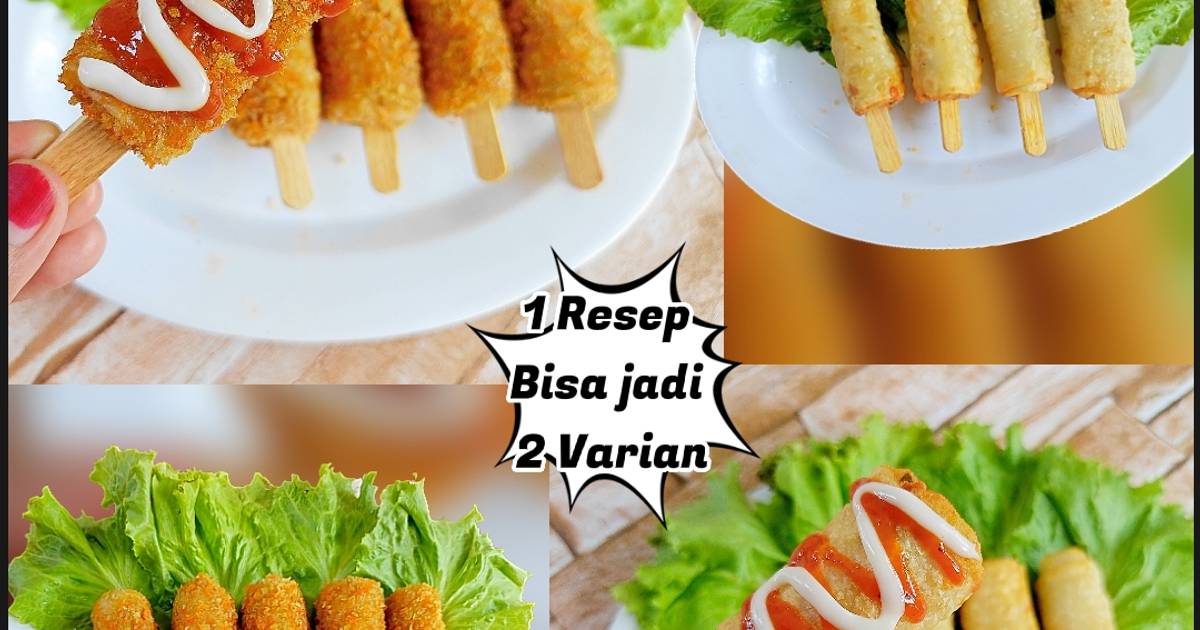 Resep Pangsit Roll Olahan Kulit Pangsit Ide Jualan An Oleh Dapur Ceria Cookpad