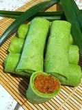 Pandan Green Crêpes