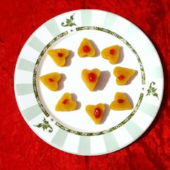 A picture of Mango Sheera Hearts.