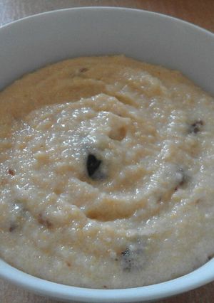 Kukoricakása aszalt szilvával recept fotója