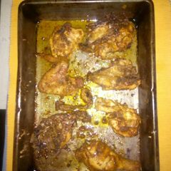 A picture of Oven baked chicken.