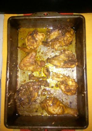 A picture of Oven baked chicken.