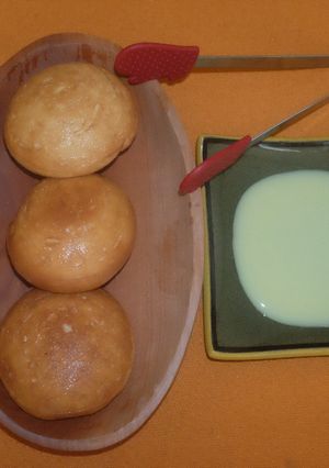 Foto resep Steamed Bao s/d Mantou goreng w/ susu kental manis