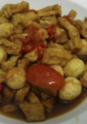 Foto resep Tahu Telur Puyuh Bumbu Kecap
