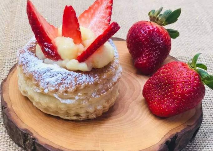 Cream filled puffs Recipe