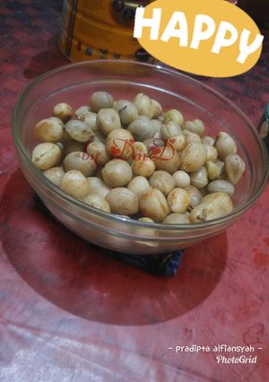 Foto resep Cemilan siang hari "kacang rebus"