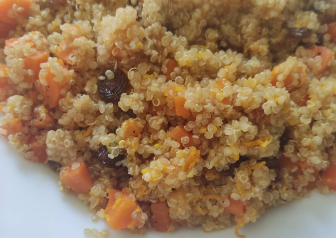 Quinoa a la naranja