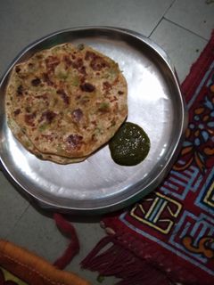 लौकी मटर थेपला(Lauki matar thepla recipe in Hindi) रेसिपी मुख्य फोटो