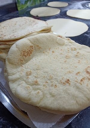 صورة لوصفة عيش صاج 🫓🤎