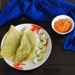 Cucumber dosa A picture of Cucumber dosa.