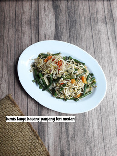 Foto resep Tumis tauge kacang panjang teri medan