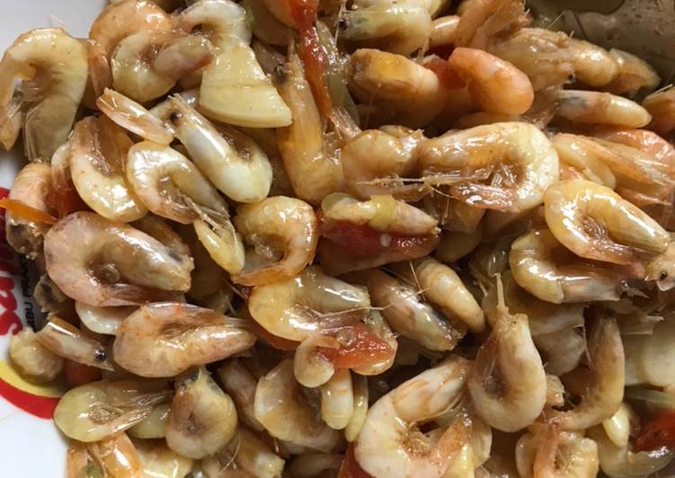Bahan Oseng baby udang | Cara Masak Oseng baby udang Yang Enak Banget