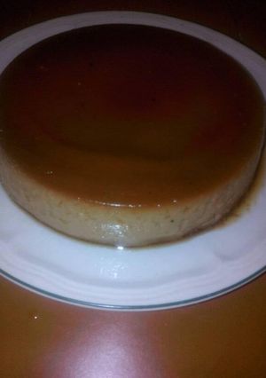 Una foto de Budín de plátano maduro