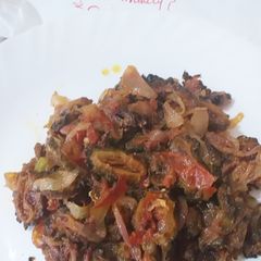 A picture of Karely ki sabzi.