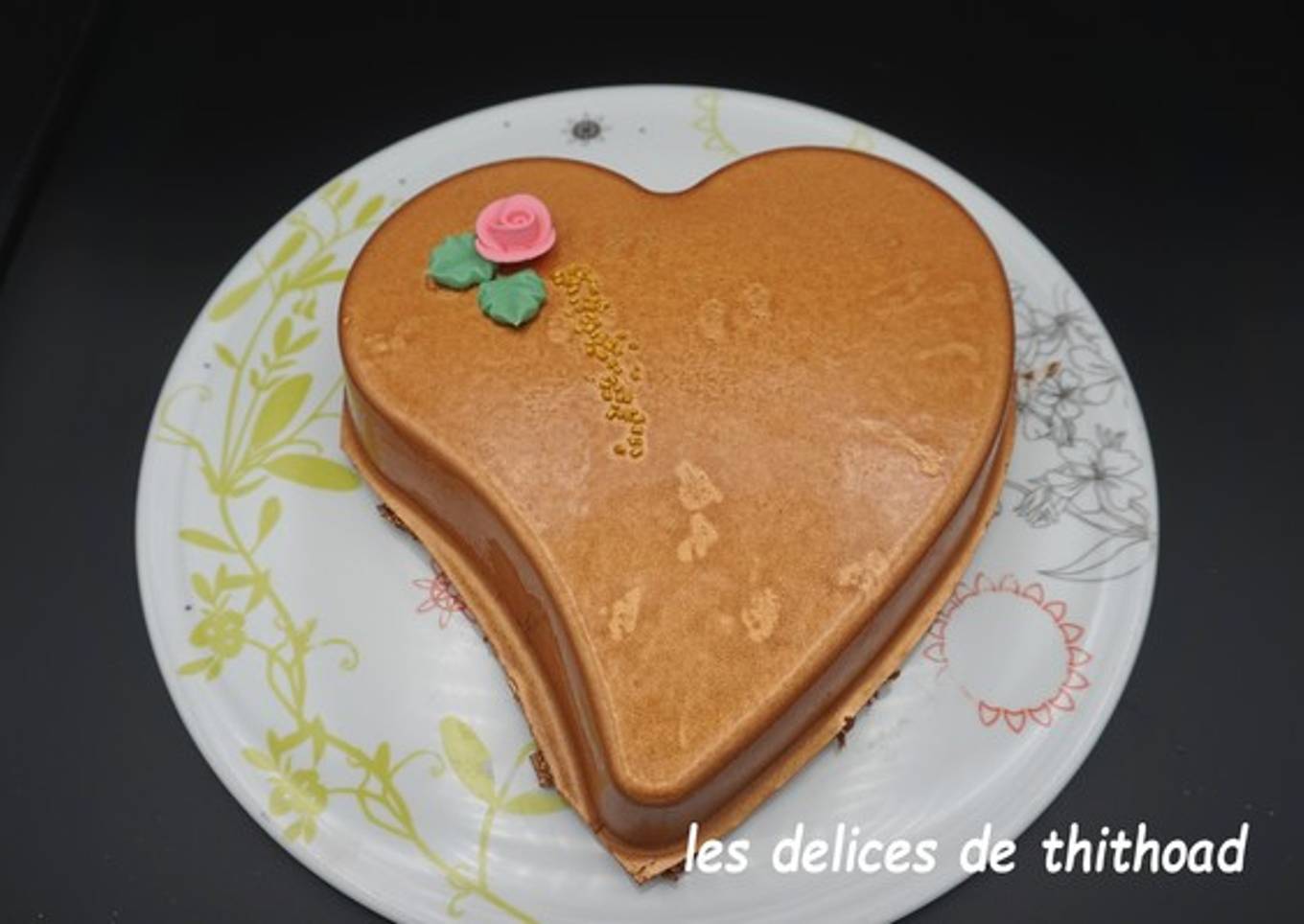 Coeur framboises et chocolat