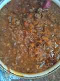 Tuco de carne picada y chorizo