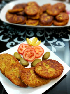 عکسی از دستور کتلت هویج و سیب زمینی