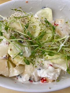 Una foto de Ensalada de pepino y melón