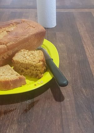 Una foto de Budín de mandarina c/ harina integral y sin azúcar