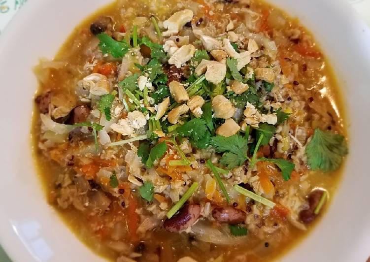 Recipe of Homemade Savory quinoa steel cut oat porridge Instant Pot Max