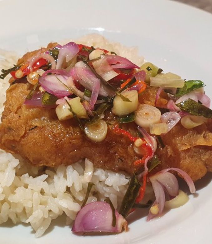 Foto resep Dori Goreng Kriuk Sambal Matah