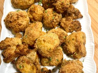 Bouquets de chou fleur croustillants cuisson air fryer sauce yaourt endiablée 🌶️
