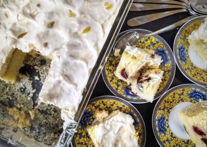 Recipe of Speedy Cherry cake with Mango cream frosting