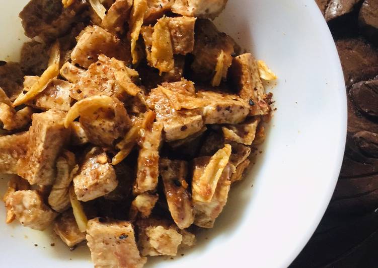 Easy Way to Cook Super Quick Crispy Tofu Bulgogi