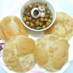 A picture of Masale Chole.